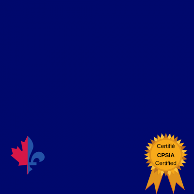 Pul uni bleu royal- Fait au Québec 